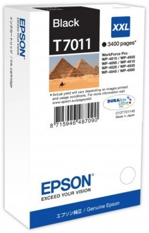 EPSON T7011 Tintenpatrone schwarz