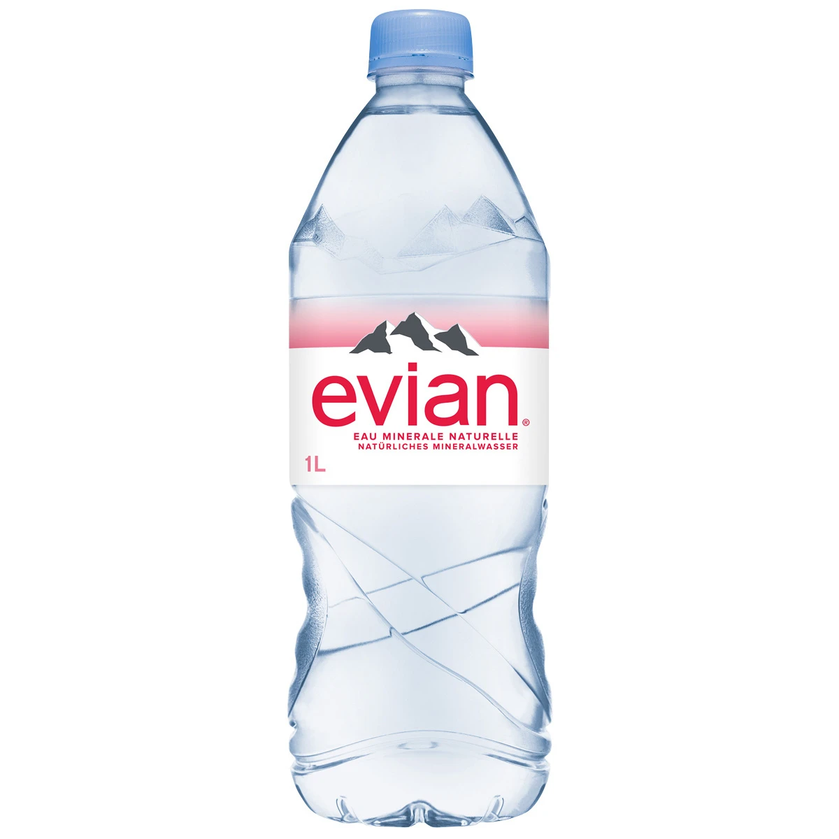 Evian Mineralwasser, ohne Kohlensäure 6 x 1 Liter