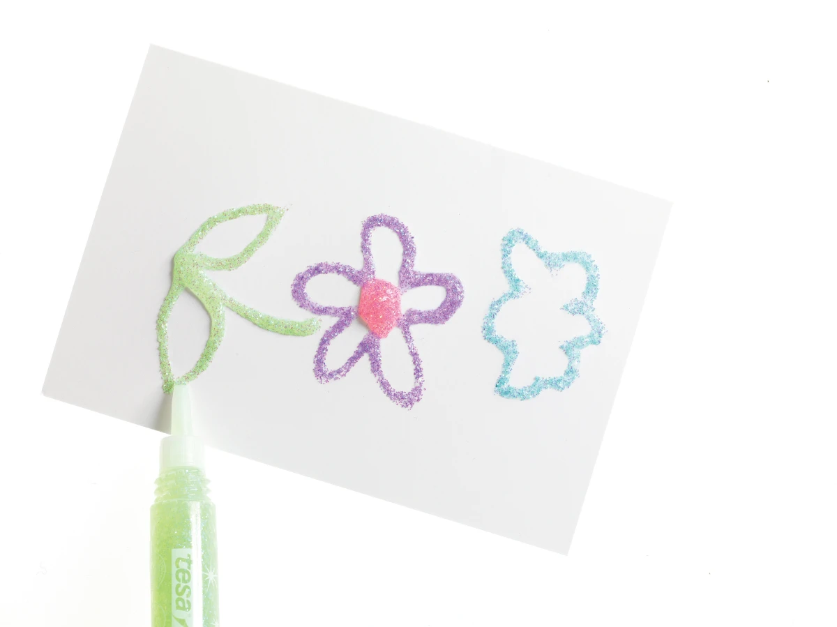 TESA Glitter Deco Candy Colors