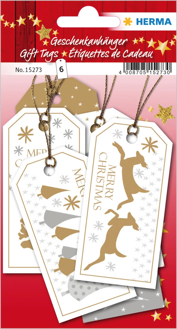 HERMA 15273 Etiquettes cadeaux Noël