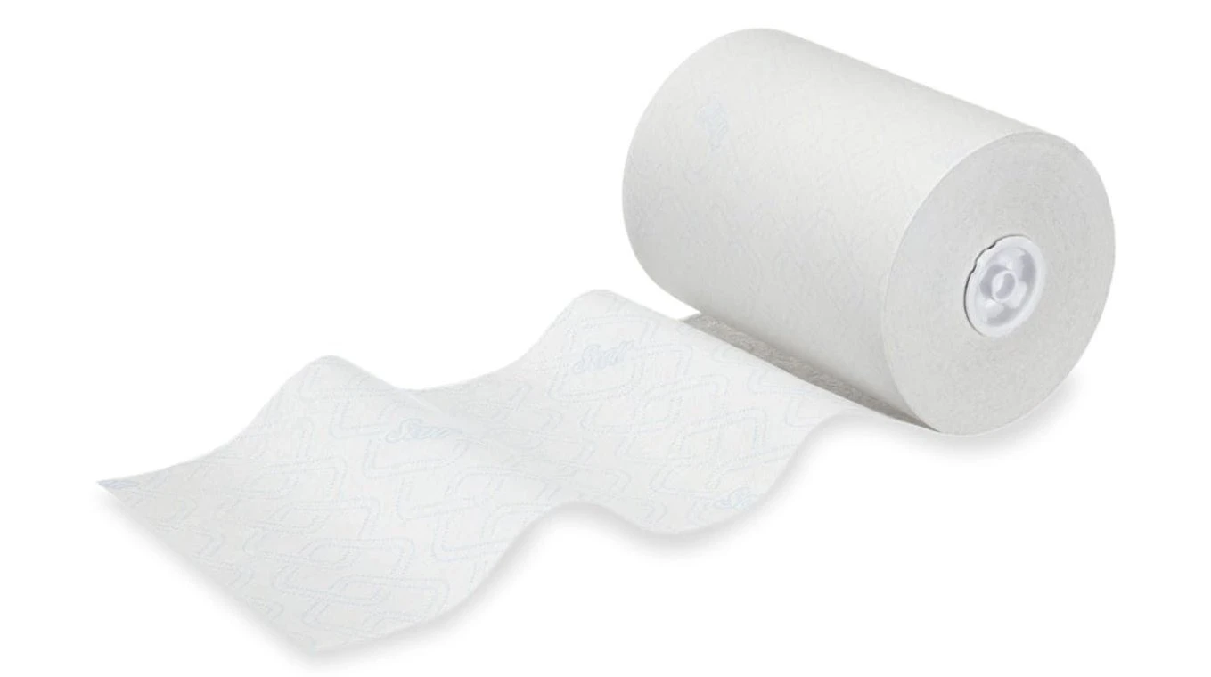 SCOTT Rouleaux d'essuie-mains en papier Control Slimroll 1 couche, 6 rouleaux