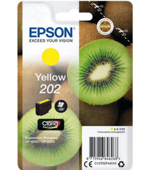 EPSON Tintenpatrone 202 yellow