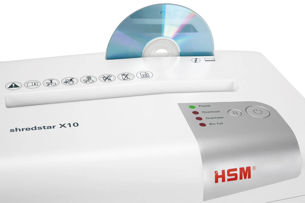 HSM Destructeur documents shredstar X10, P-4, 20lt