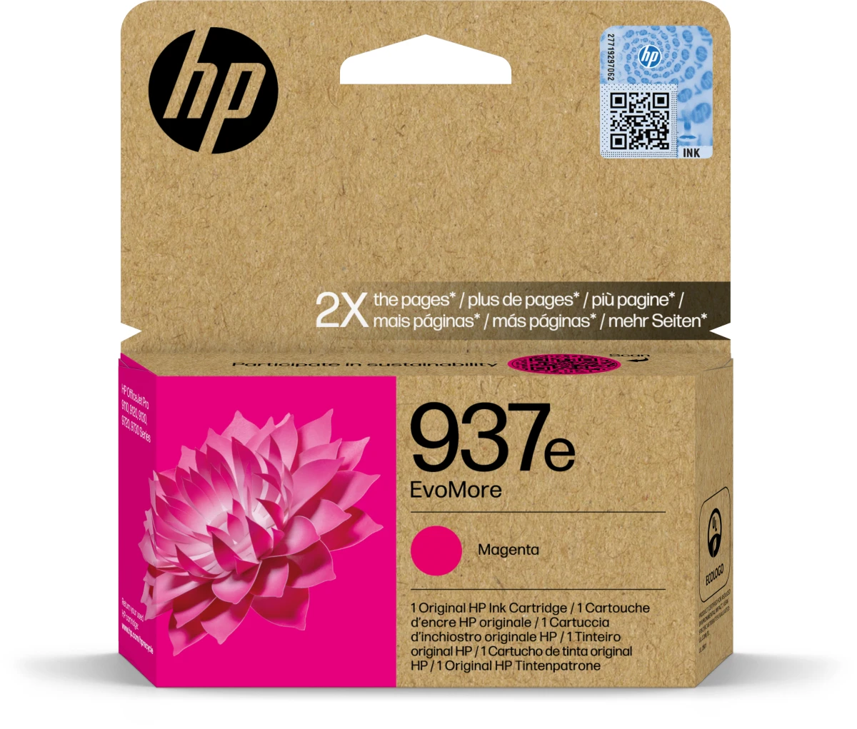 HP Tintenpatrone 937e magenta