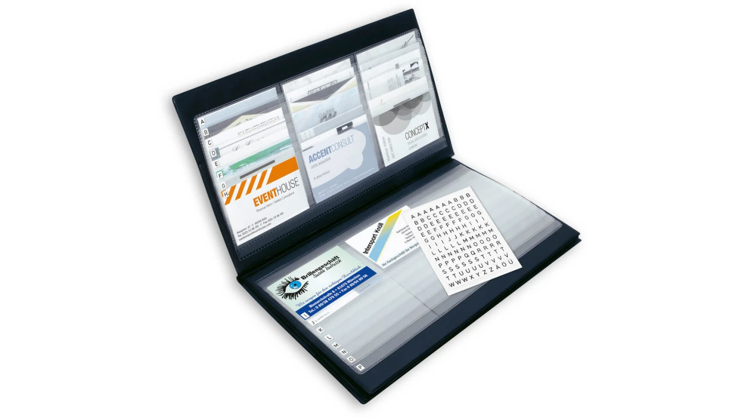 SIGEL Visitenkarten-Mappe 300x180mm