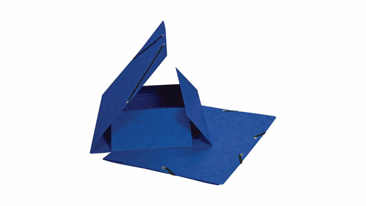 Biella Gummibandmappe, blau