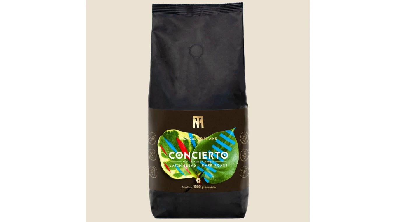 TROPICAL MOUNTAINS Café en grains Bio Concierto 1 kg