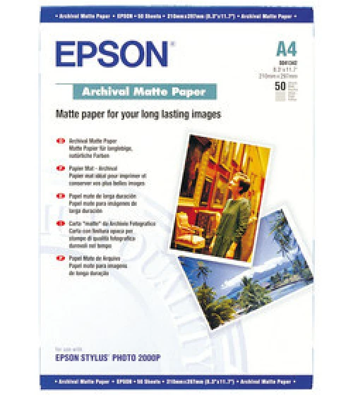 EPSON Archival Matte Paper A4, 189 g/m2 - 50 Blatt