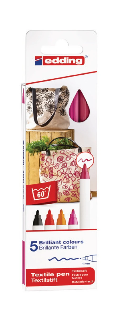 EDDING Textilstift 4600 - Warm Color