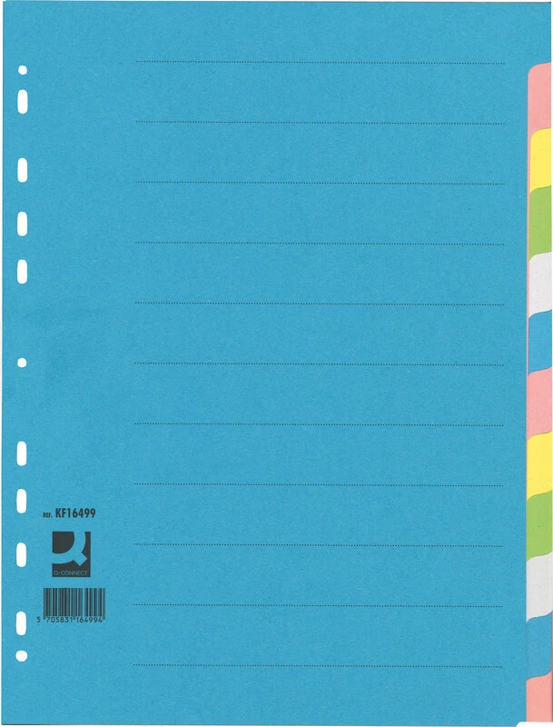 Q-CONNECT Blankoregister 12-teilig
