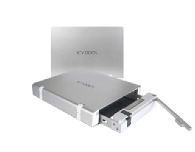 Boîtier de disque dur ICY Dock avec tiroir amovible et 1x eSata, 1x port USB2