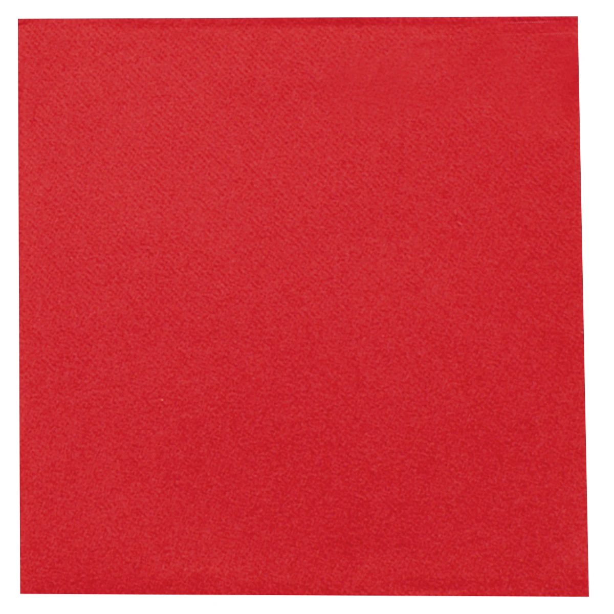 Serviettes DENI meet Airlaid rouge, 40 x 40 cm, 1/4 de pli, paquet de 50 pièces