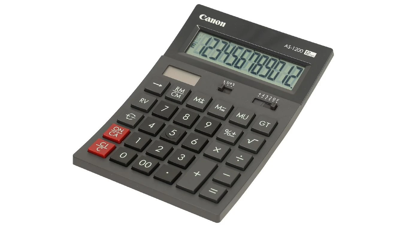 CANON AS1200 Calculatrice de bureau 12 chiffres