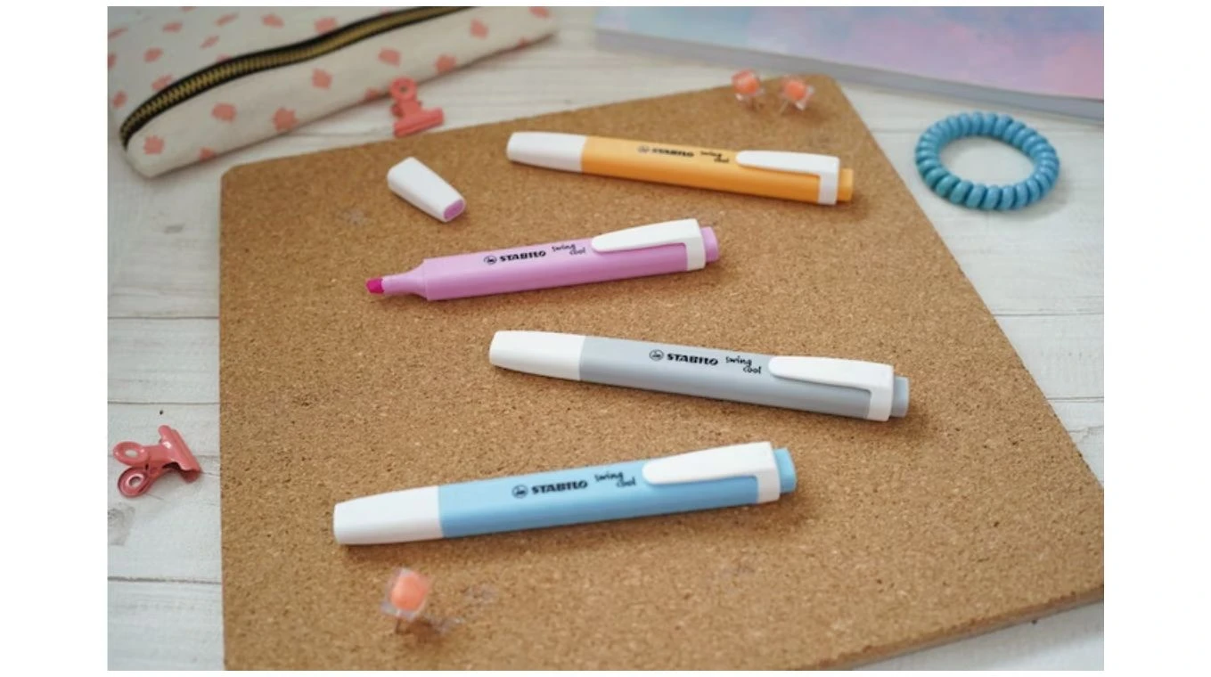 STABILO Swing Cool Leuchtmarker Pastell, Etui 8 Stk.