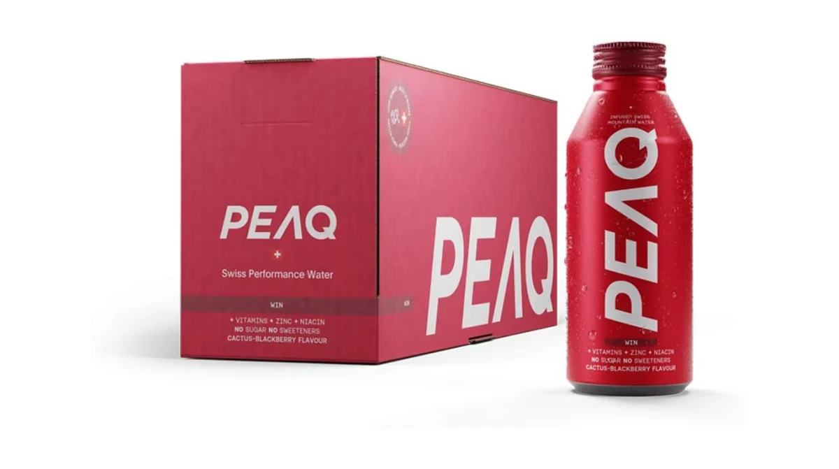 PEAQ Cactus-Blackberry Aluminium Flasche 12 x 473 ml,