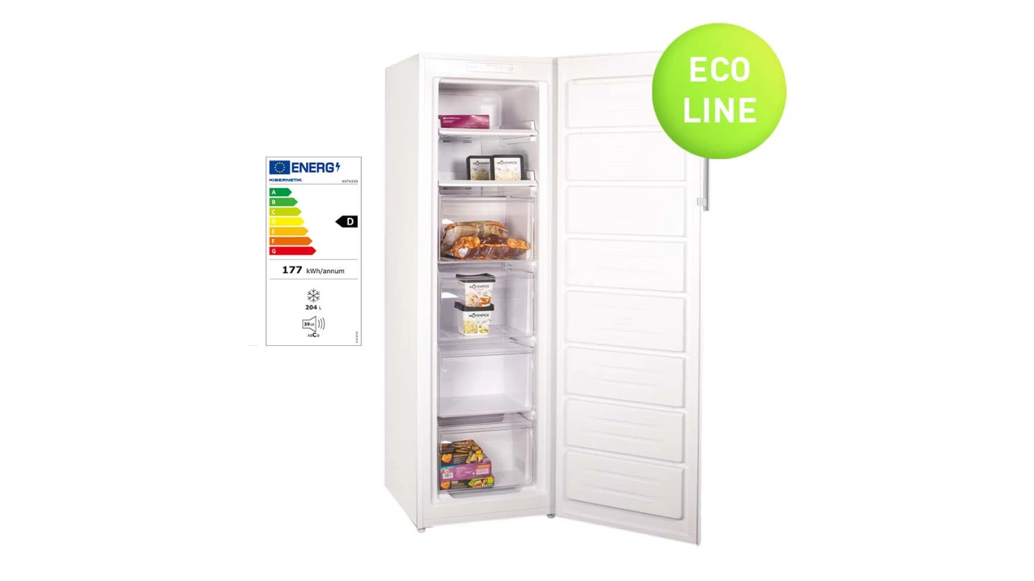 KIBERNETIK Congélateur No Frost ECOTK204