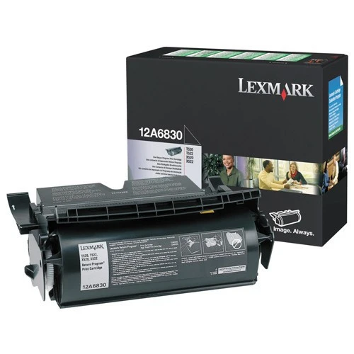 Lexmark Toner Return, black 12A6830