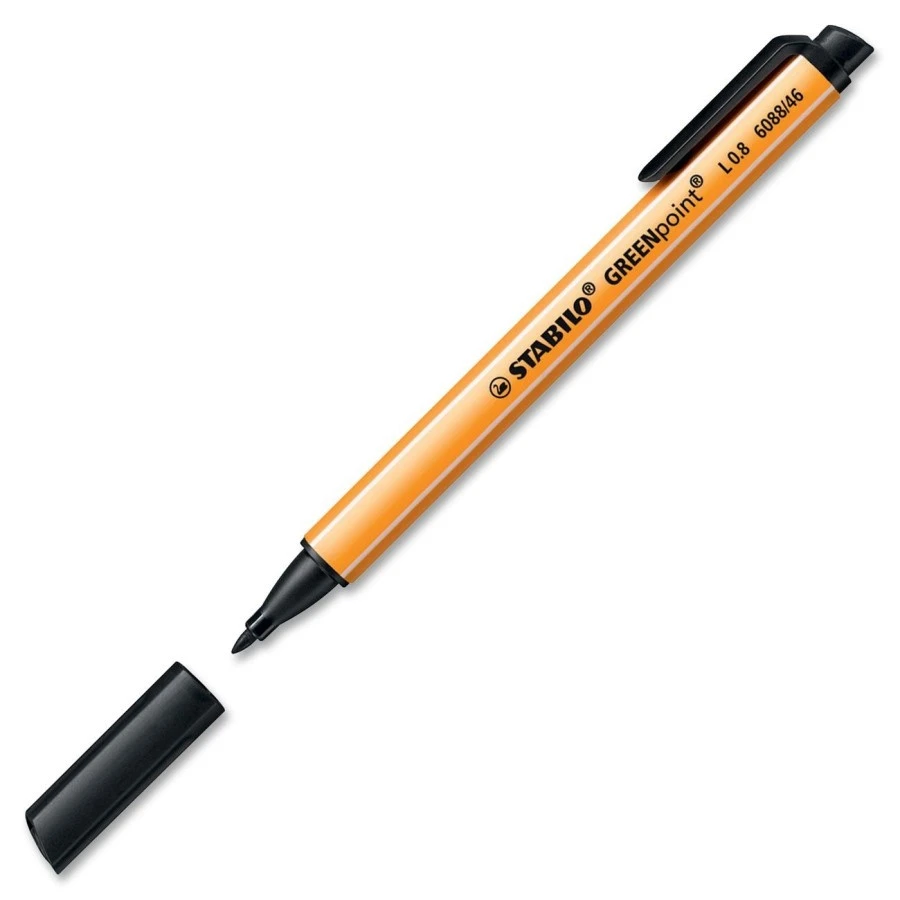 STABILO Faserschreiber GREENpoint 0.8 mm - 4 Stk.