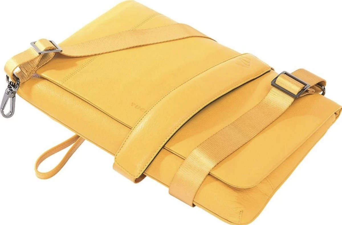 TUCANO One Premium Sacoche en cuir 12"