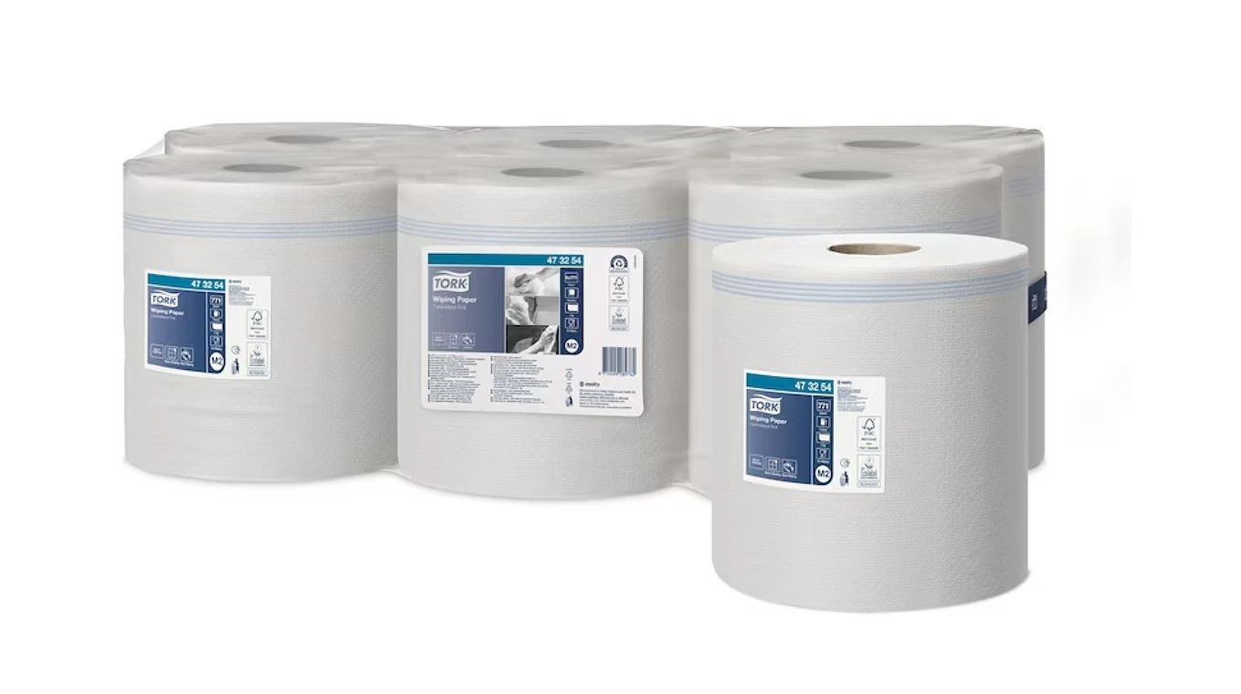 TORK Papierwischtücher Advanced Mehrzweck 1-lagig, 6 Rollen