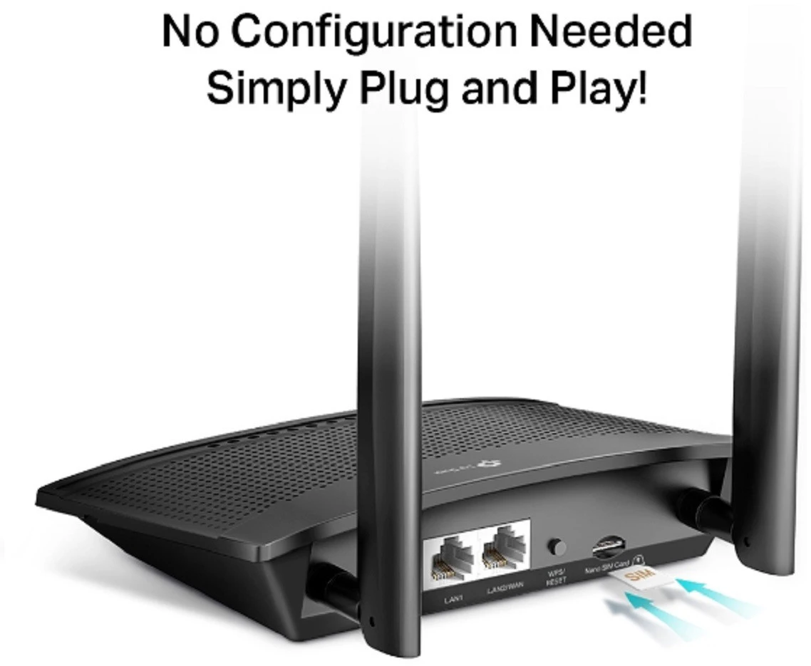 TP-LINK TL-MR100 300 Mbps Wireless N 4G LTE Routeur