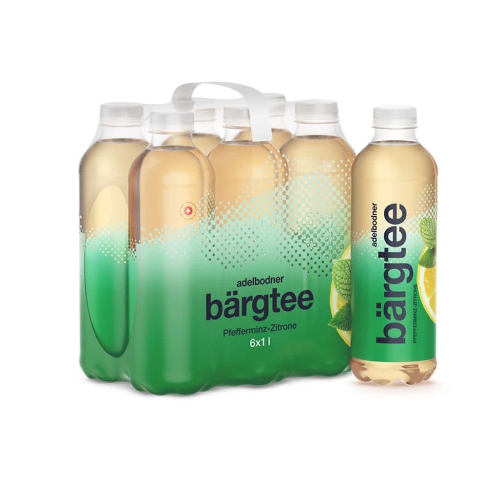 ADELBODNER Thé de montagne menthe-citron 6 x 1 litres