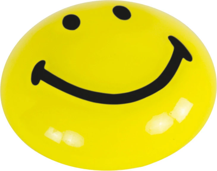 MAGNETOPLAN Aimants Smiley jaune-noir 20 mm - 8 pcs.