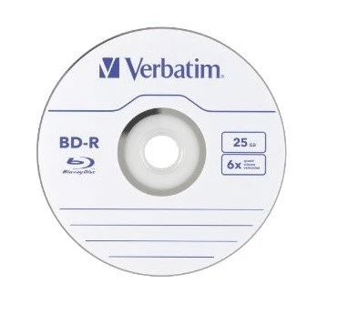 Verbatim Blu-Ray BD-R 6x 25GB Enregistrable