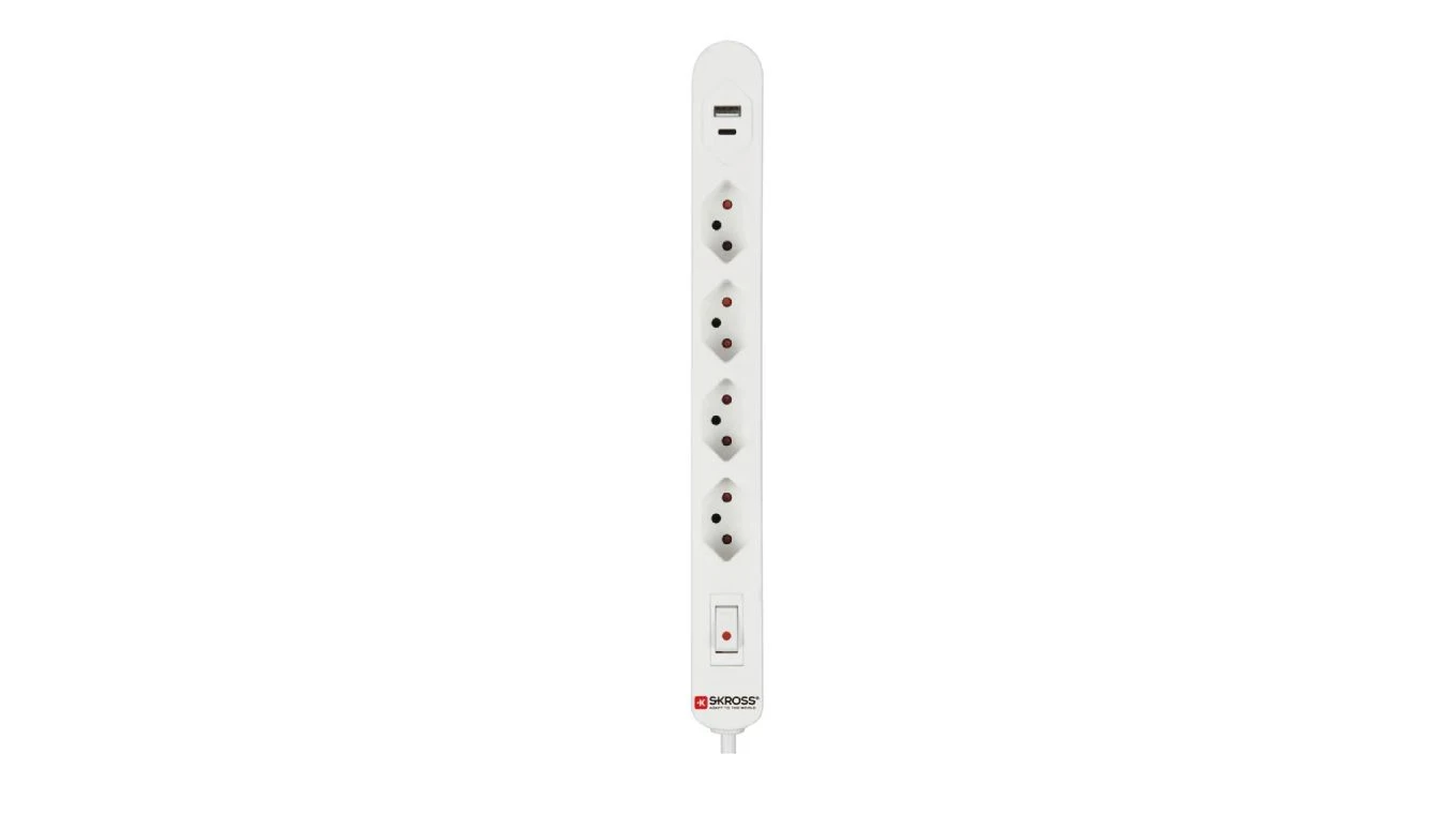 SKROSS Bâti de prises Home Station USB 1.5 m
