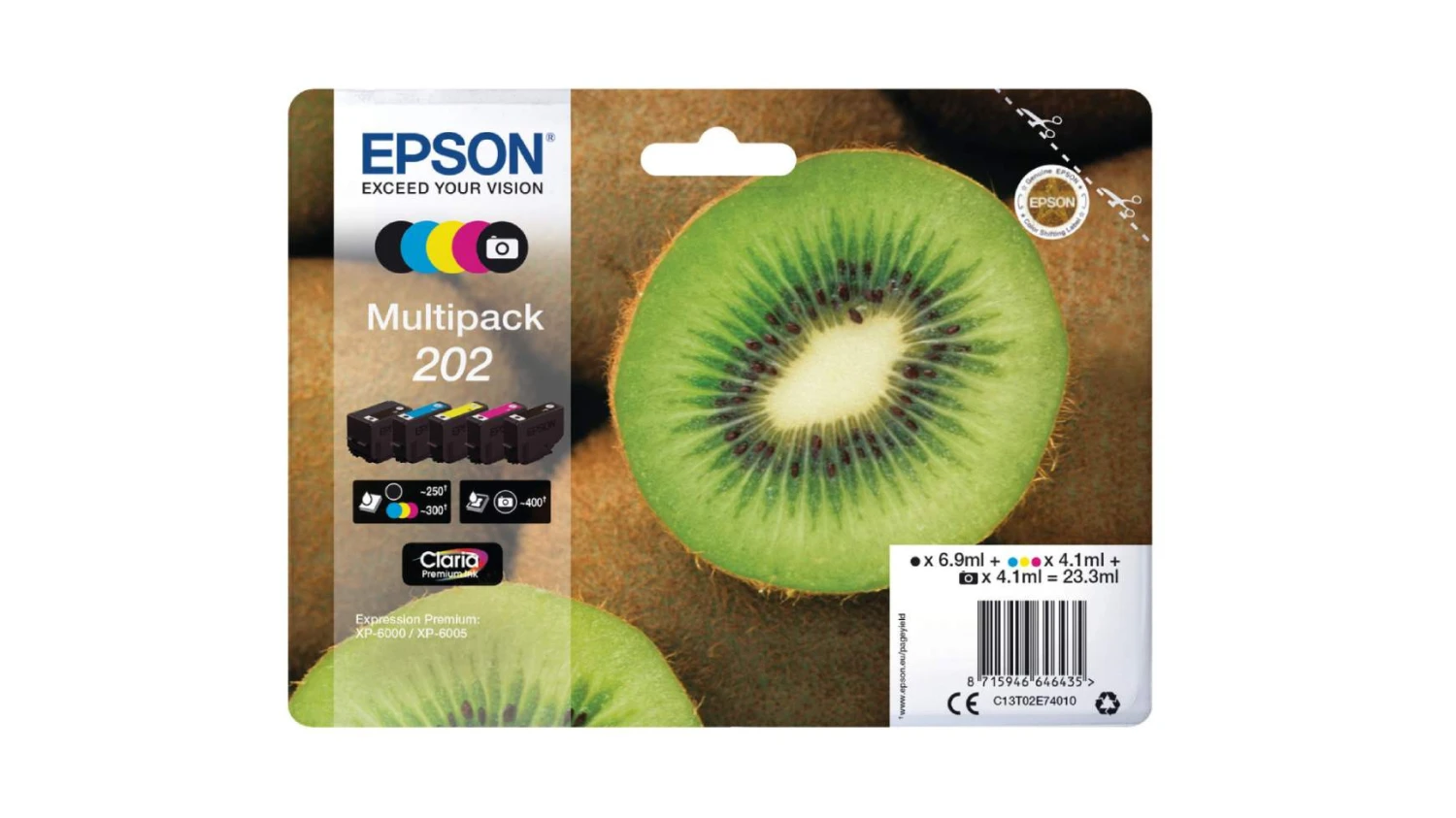 EPSON Multipack Tinte 202 5-color