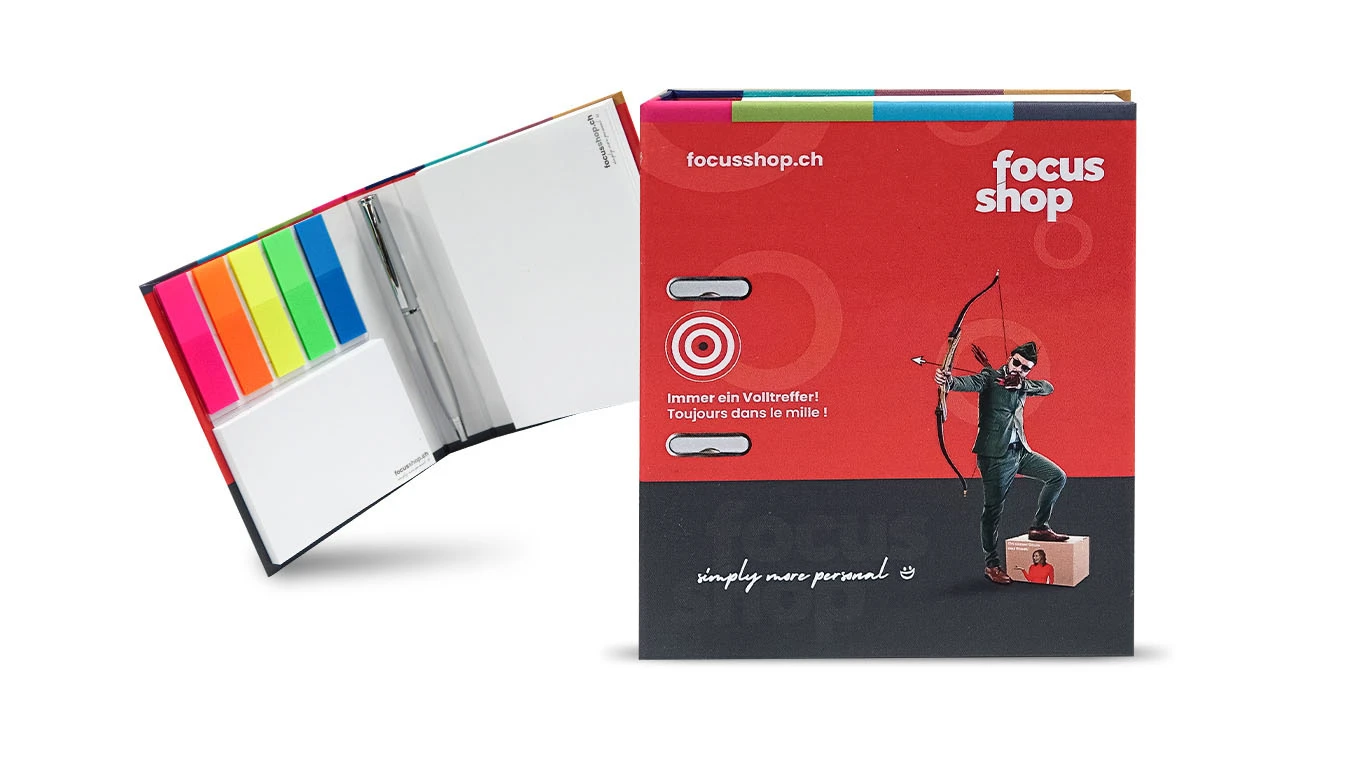 FOCUSSHOP Bloc notes adhésives - GRATUIT
