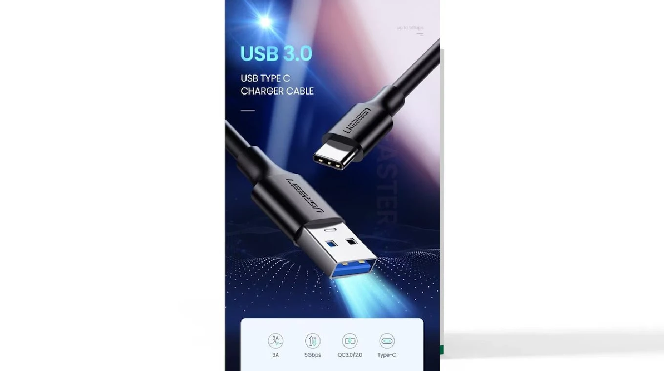 UGREEN USB-C zu USB-A 3.0 Datenkabel 1 m
