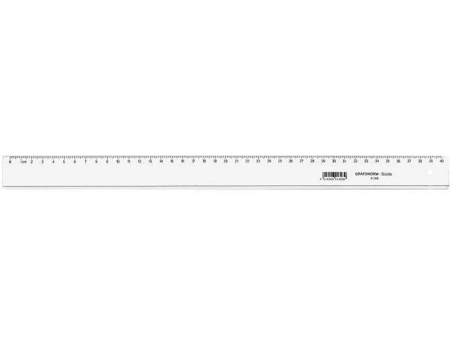 DUX Flachlineal SCOLA 40cm