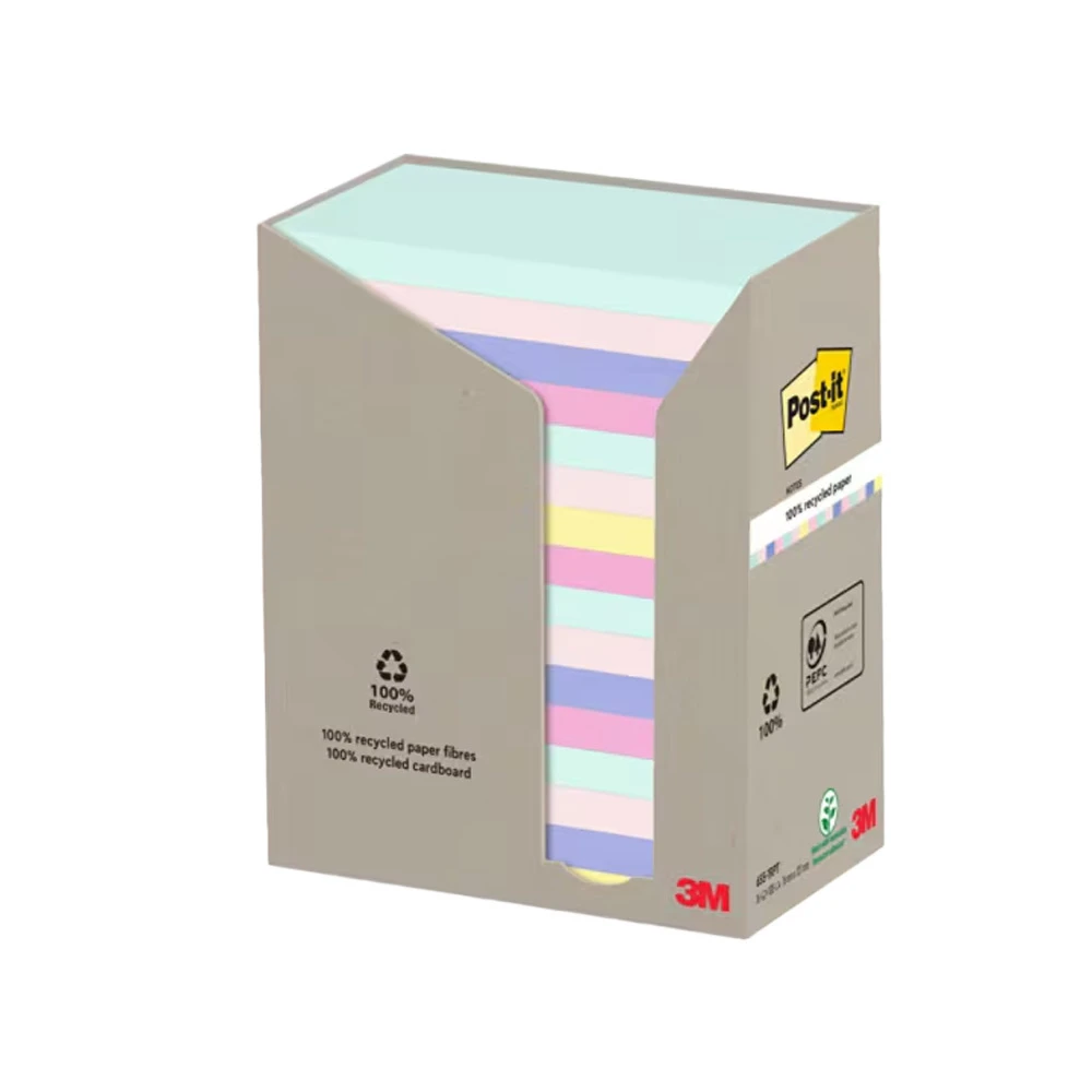 POST-IT Notes adhésives Recycling 16 x 100 feuilles