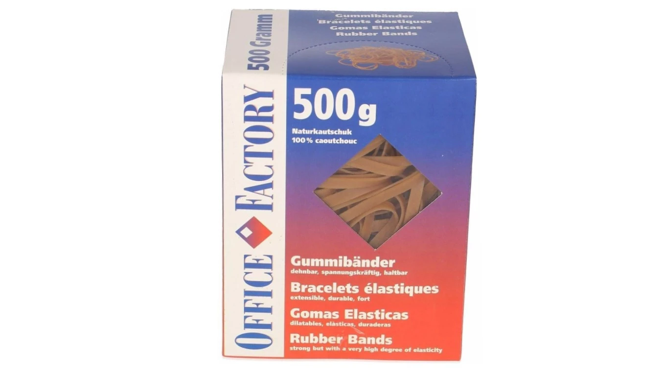 SMART OFFICE Élastiques 80 x 3 mm, 500 g