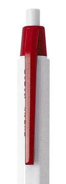 Caran D'Ache stylo à bille rétractable jetable 825 encre rouge