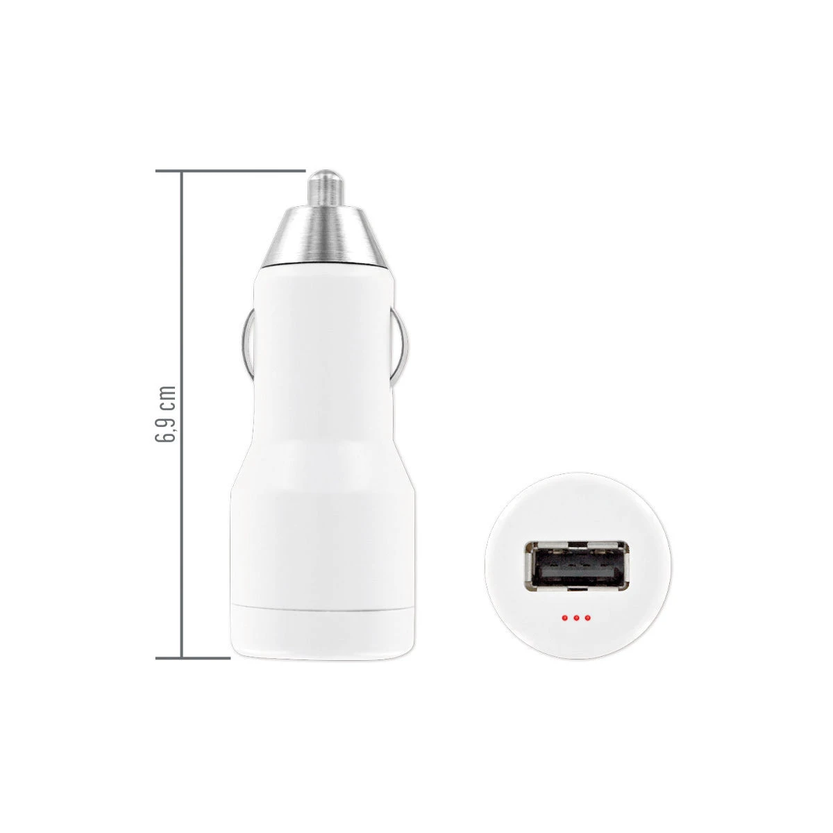 ARTWIZZ CarPlug mini Chargeur USB pour voiture (2.1 ampères)