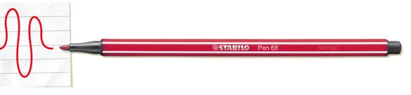 STABILO Fasermaler Pen 68 1 mm - Set, 30 Farben