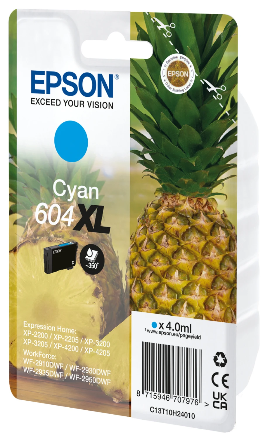 EPSON Tintenpatrone 604XL cyan