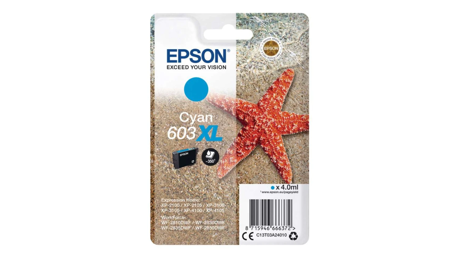 EPSON 603XL Cartouche d'encre cyan