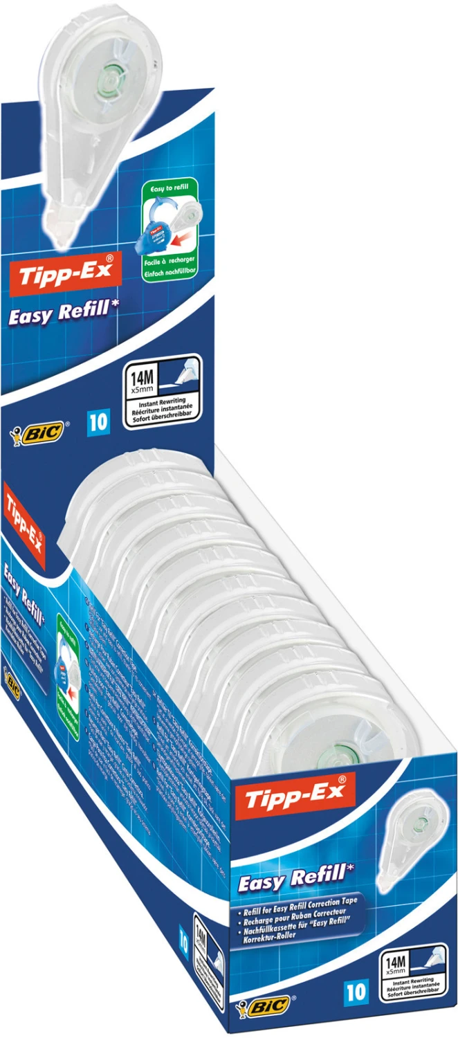 TIPP-EX Cassette de recharge EasyRefill 5 mm x 12 m, 1 pc.