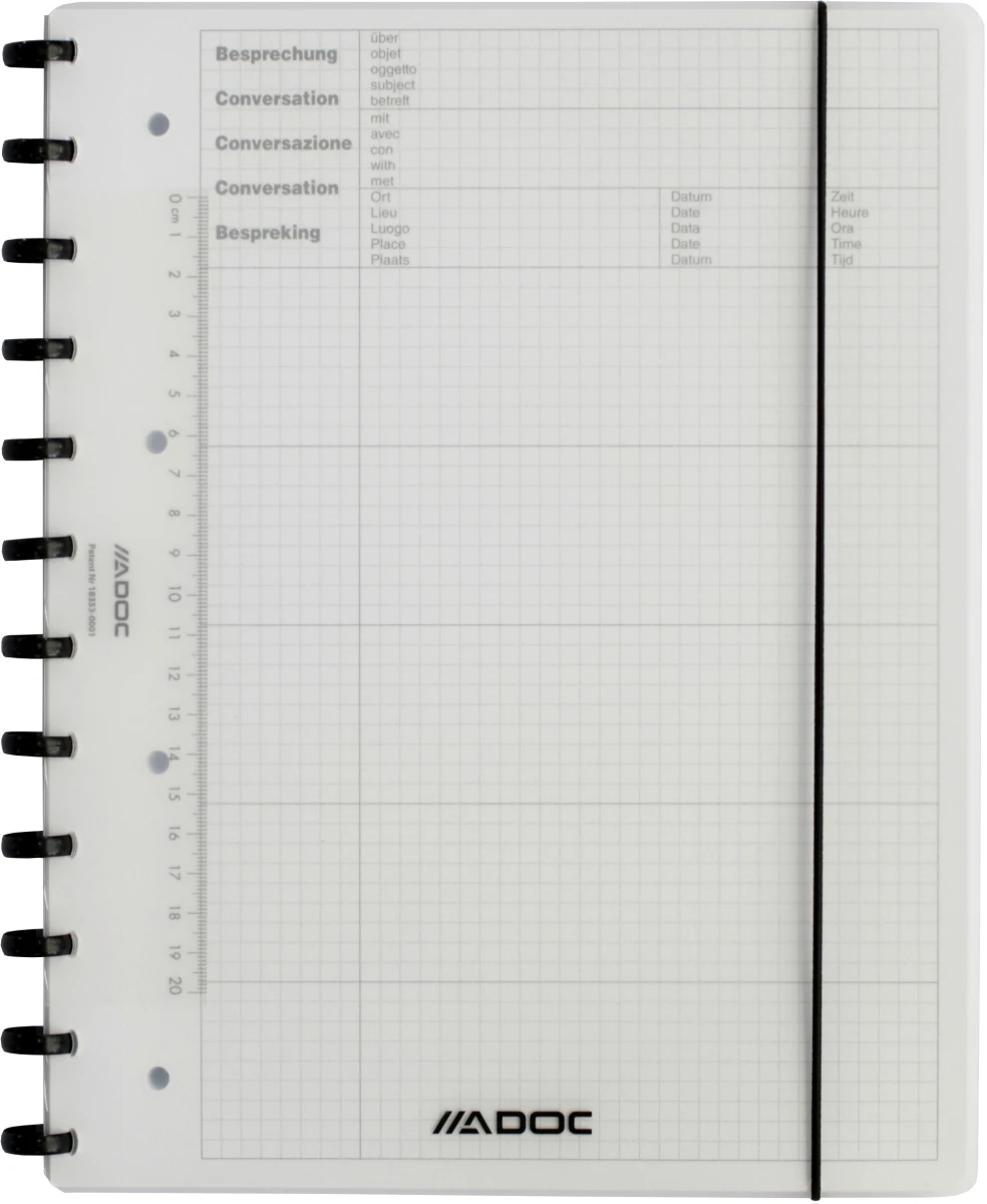 ADOC Carnet A4 quadrillé