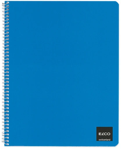 ELCO Cahiers à spirales A5+ avec 50 pages, 70g/m2