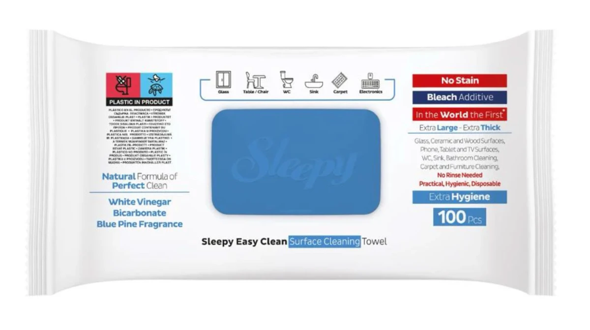 SLEEPY Oberflächenreinigungstücher Easy Clean 100 Tücher