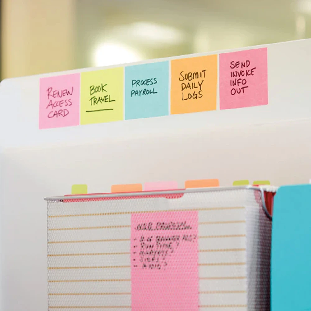 POST-IT Cube de notes adhésives Ultra-Couleurs 450 feuilles