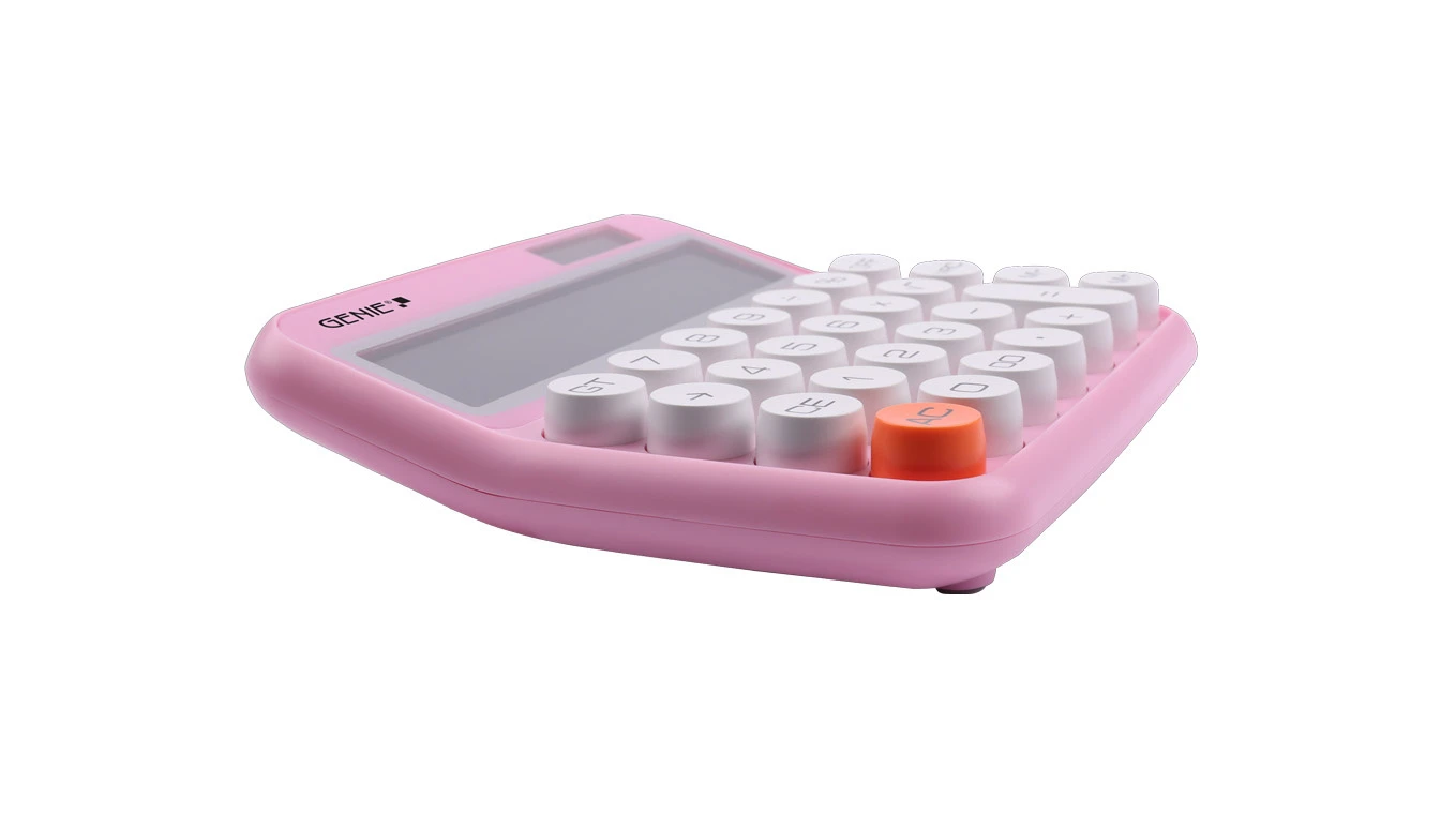 GENIE Calculatrice de bureau 612 P Dual-Power (solaire et batterie)