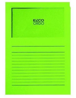 ELCO Ordo Classico avec lignes, vert intense, paquet de 100 pièces
