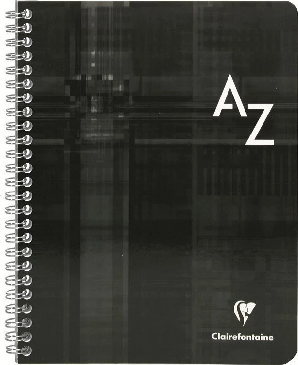 CLAIREFONTAINE Spiralheft mit Index 17 x 22cm