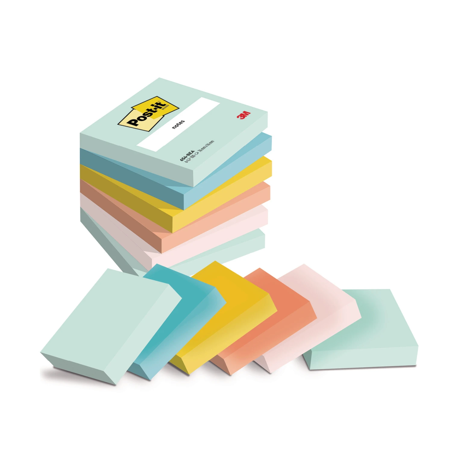 POST-IT Notes adhésives Beachside Collection 6 x 100 feuilles