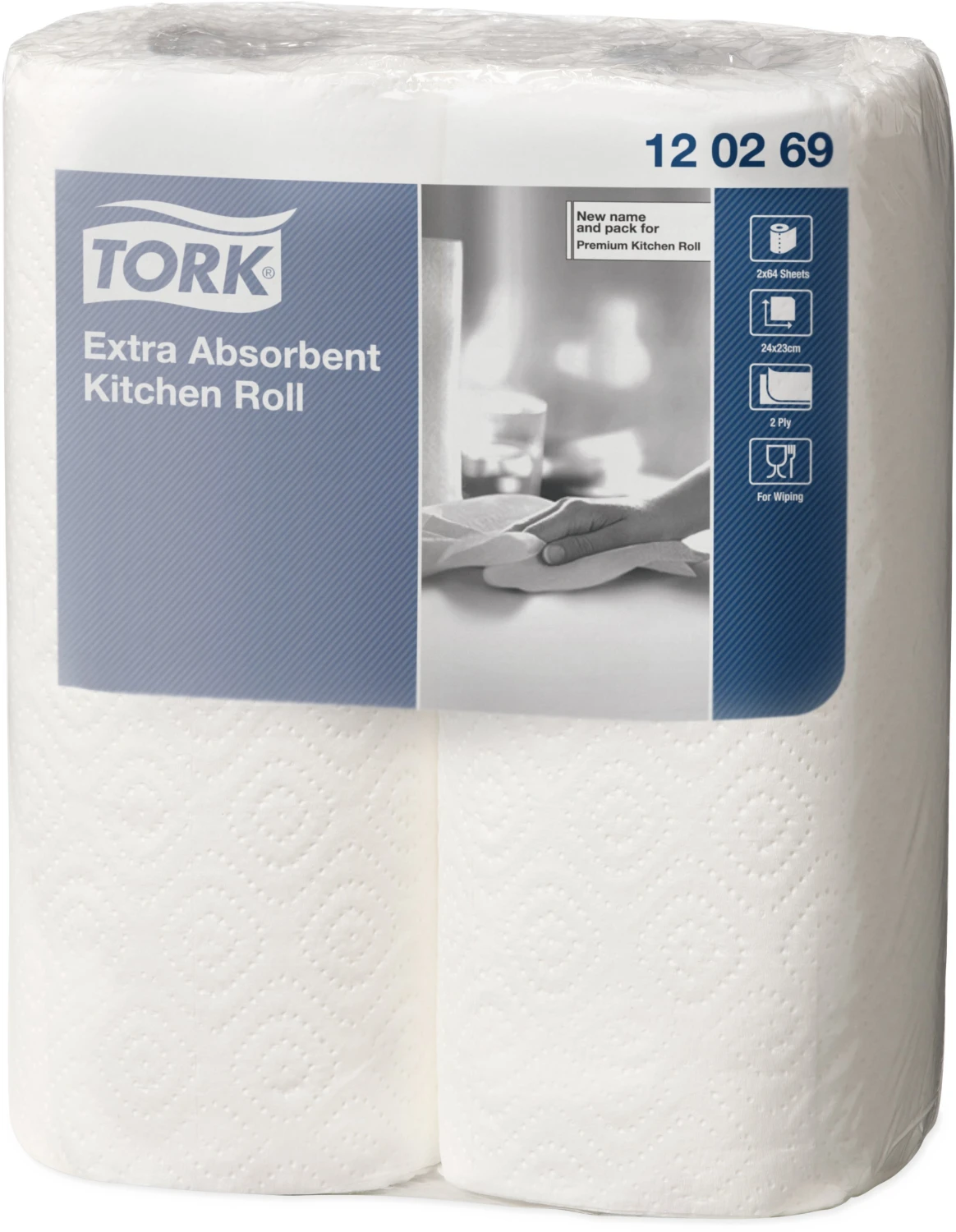TORK Essuie-tout 2 couches, 2 rouleaux